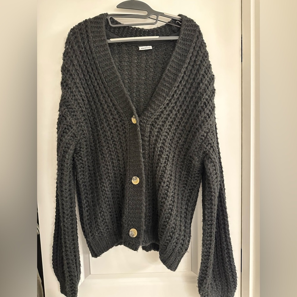Noisy may Chunky Knit Cardigan